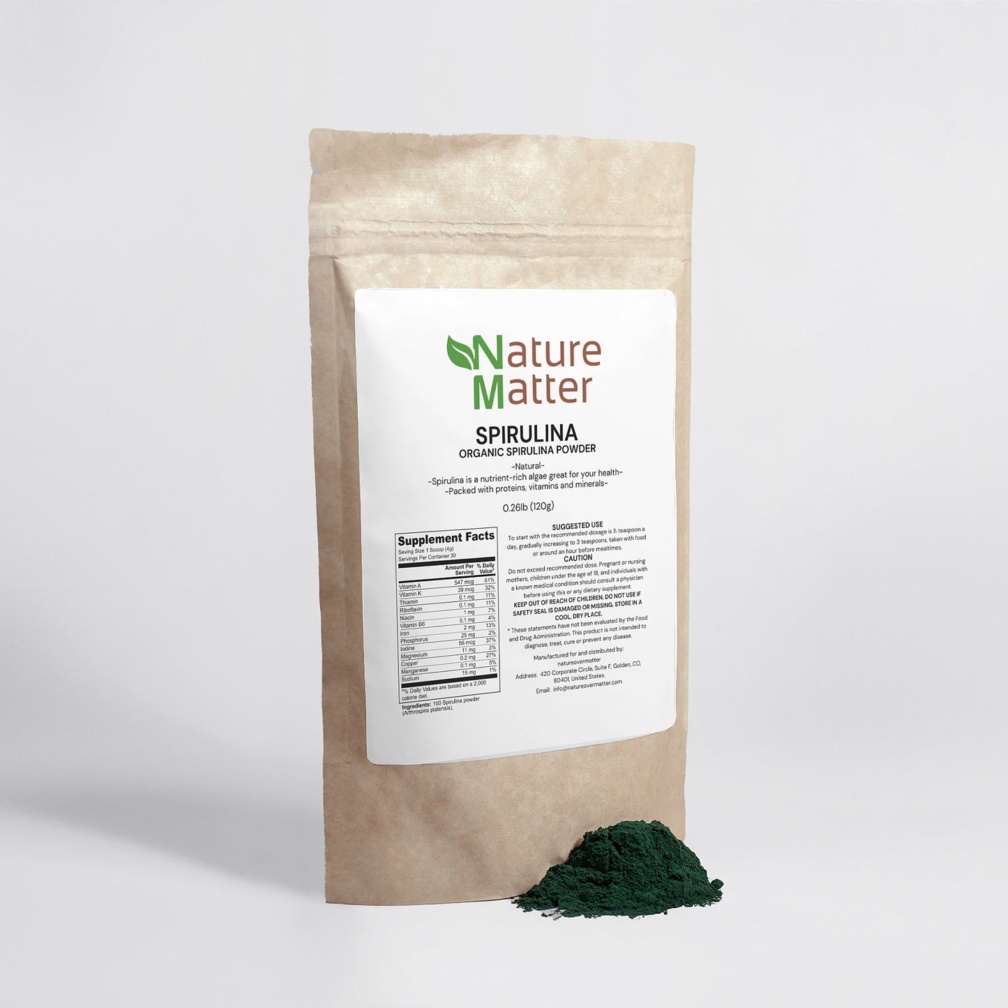 Organic Spirulina Powder