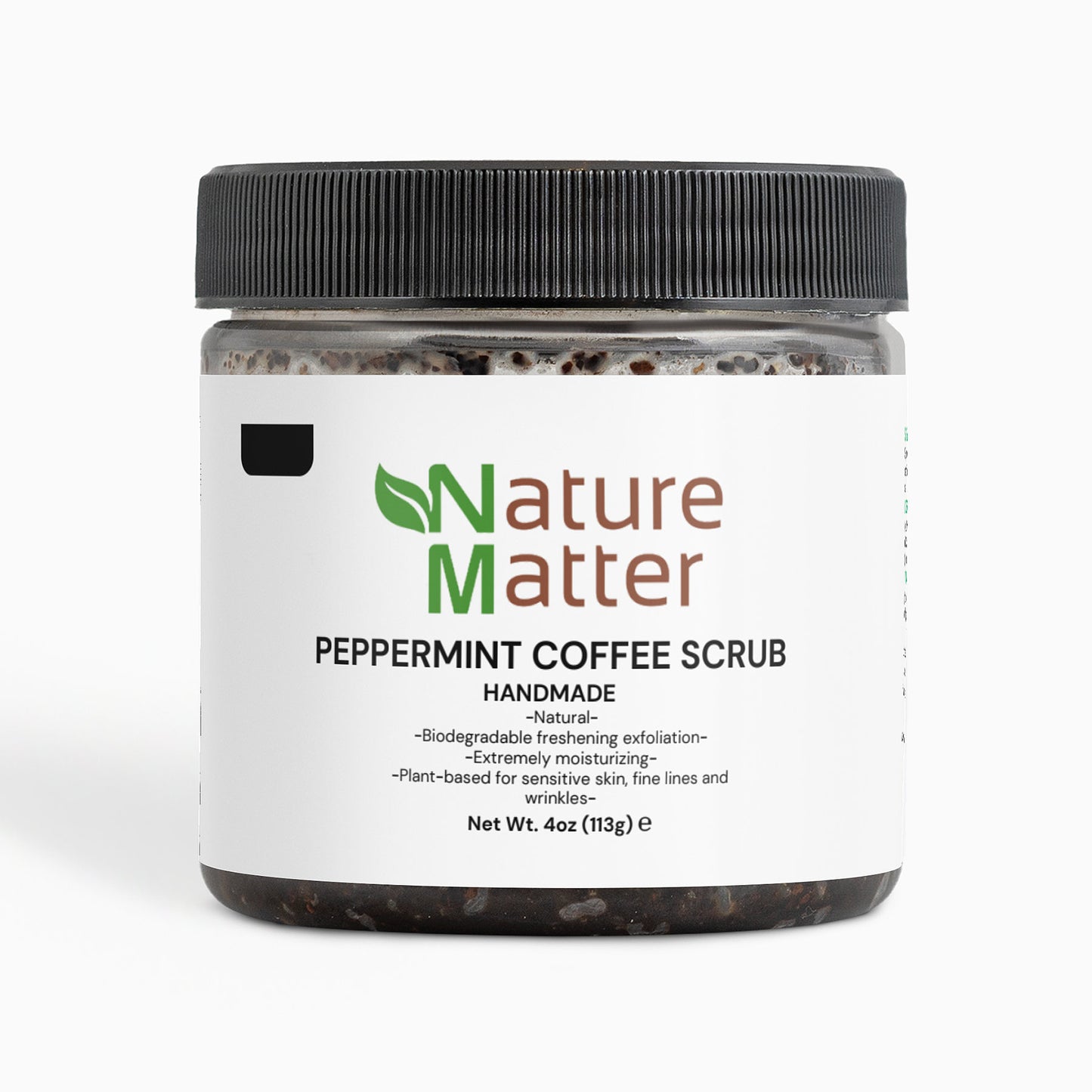 Peppermint Coffee Scrub